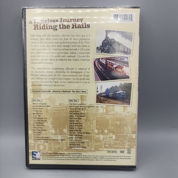 Railroads: Tracks Across America (DVD, 2010, 2-Disc Set) Brand New - Picture 2 of 8